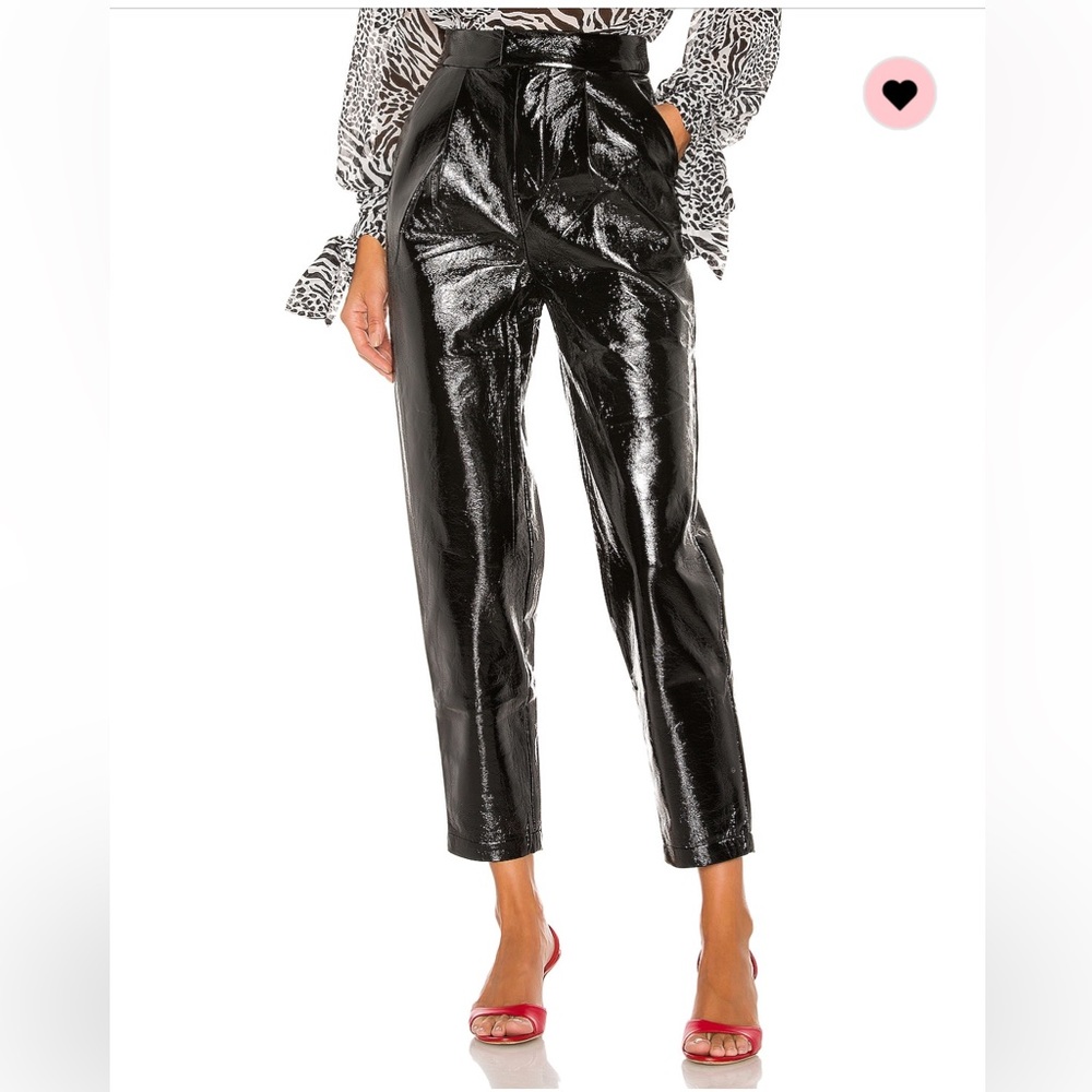 L’Academie shiny black pants.  Size M.